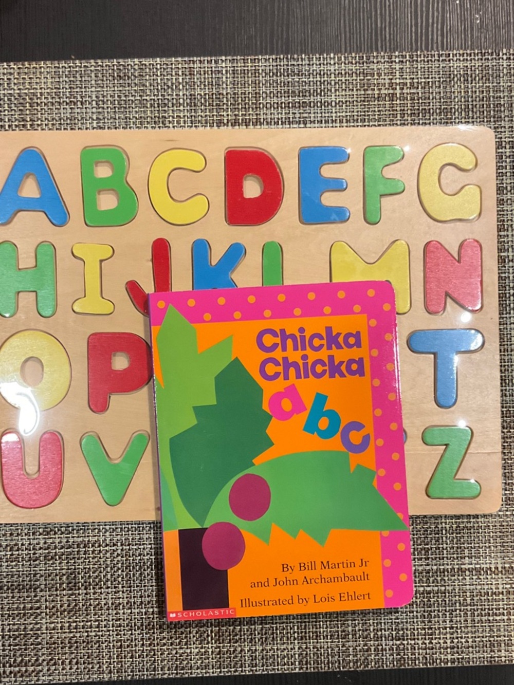 Scholastic Chicka Chicka abc Board Book - Pink, Orange, Green